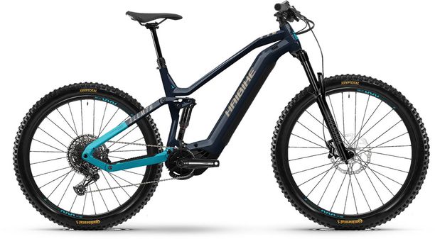 Haibike ALLMTN 2 MTB Fully blue/cyan/caramel - gloss veľ. L