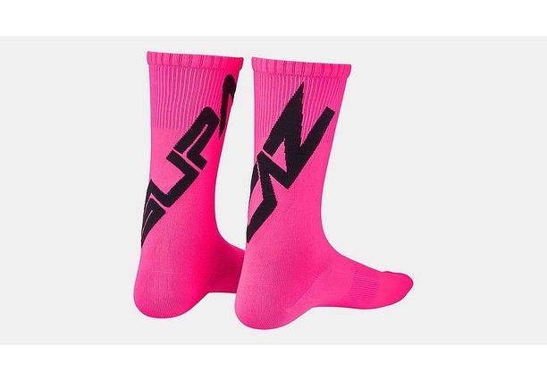 Ponožky Supacaz Supasox Twisted Sock Black/Neon Pink